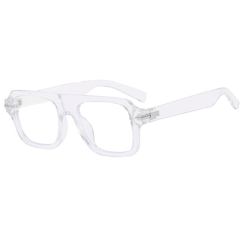 Dame Designer-solbriller med moderne firkantet ramme og polarisert glass Skanto