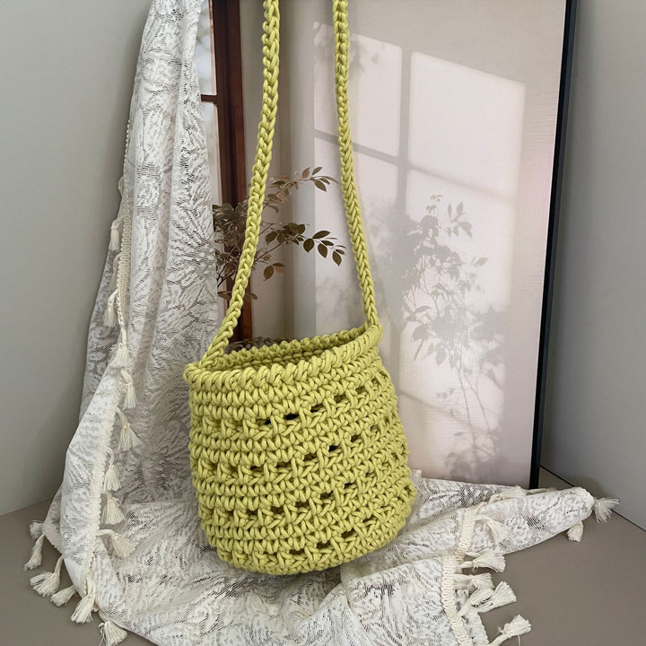 Makramee Håndveske i Boho-stil Skanto