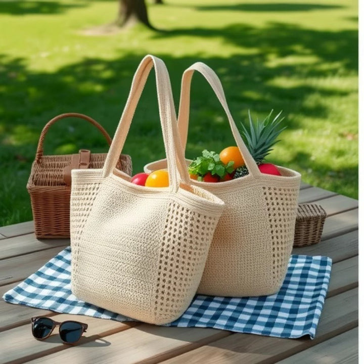 Stylish Flea Market Shopping Bag Skanto