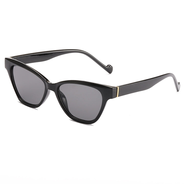 Dame Cat-Eye solbriller med moderne leopardmønster Skanto