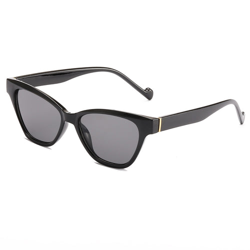 Dame Cat-Eye solbriller med moderne leopardmønster Skanto