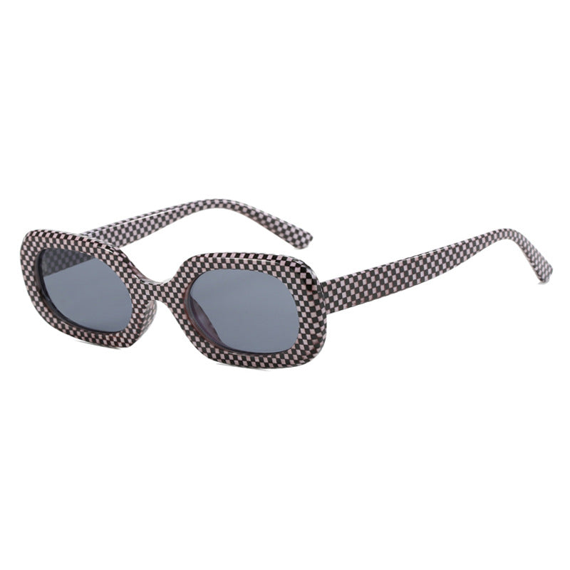Women's oversized sunglasses with unique pattern Skanto