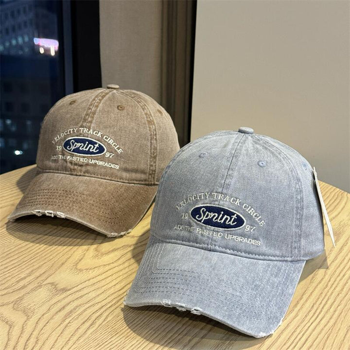 Herre Casual Vintage Brodert Baseballcaps Skanto