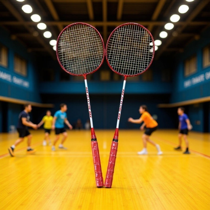 Badmintonracketer med ergonomiske grep Skanto
