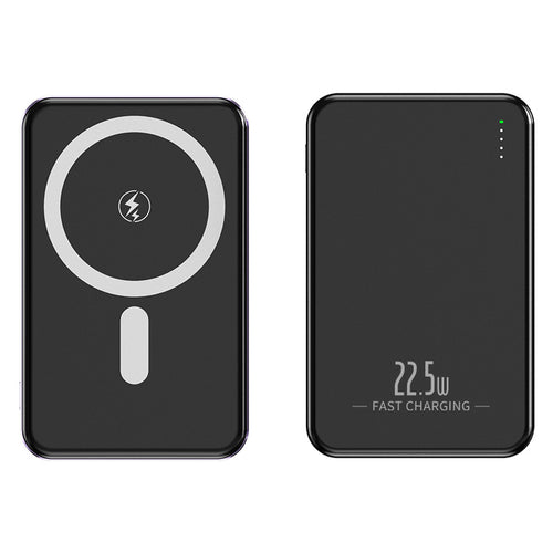 Bærbar trådløs powerbank med integrerte USB-kabler Skanto