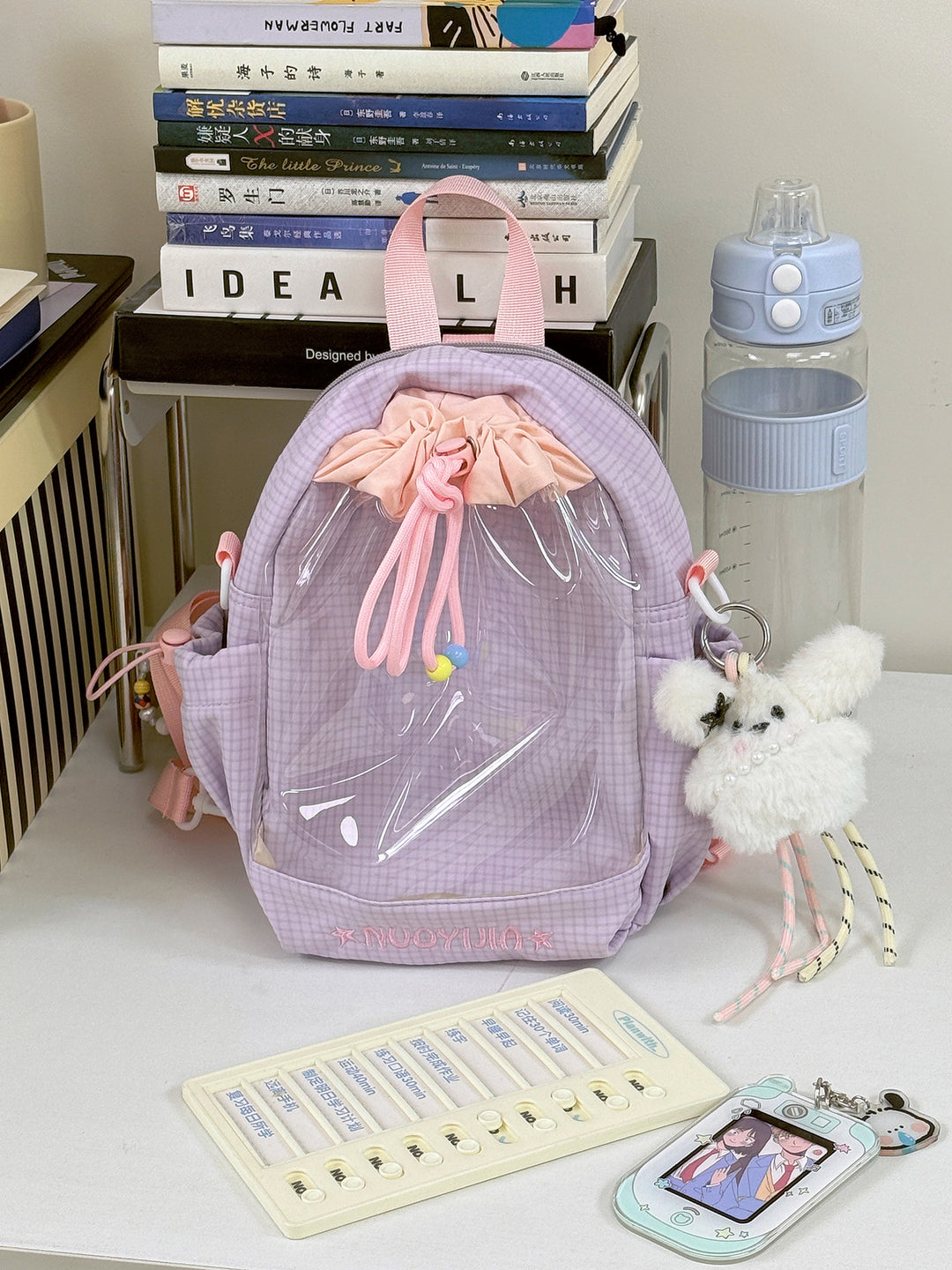 Søt Transparent Mini Skole Ryggsekk