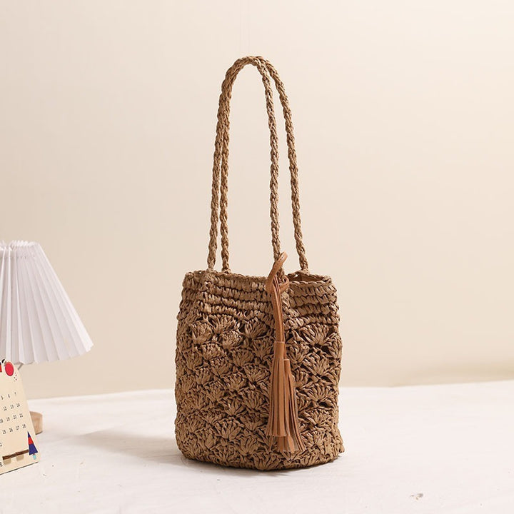 Hand-knotted macrame shoulder bag Skanto