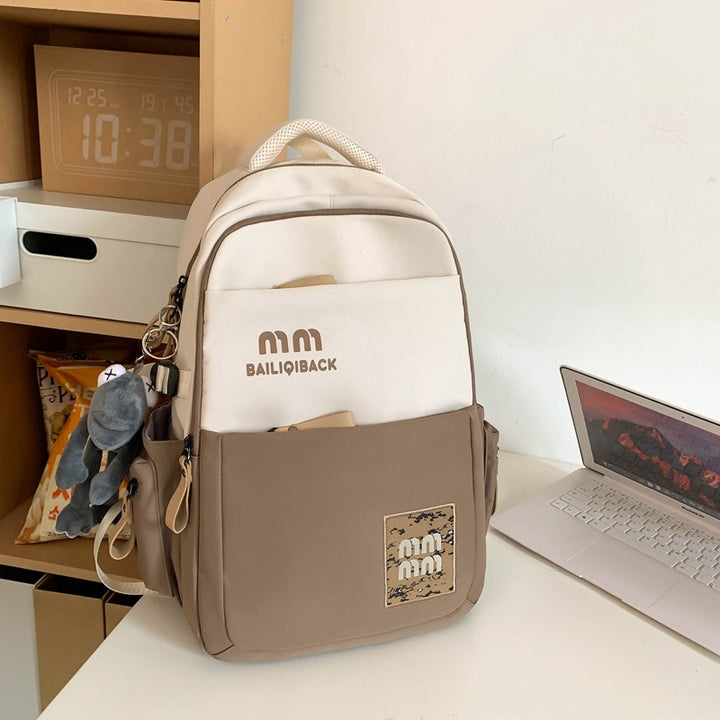 Vanntett multifunksjonell laptop skole ryggsekk