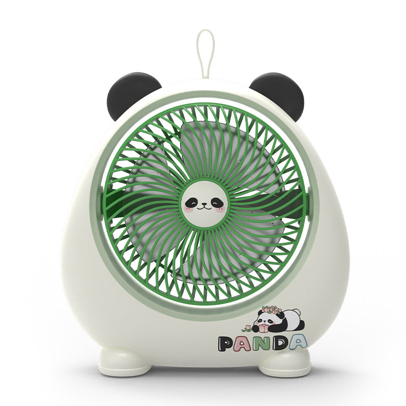 Dame Bærbar Håndvifte med stilfullt Panda-design Skanto