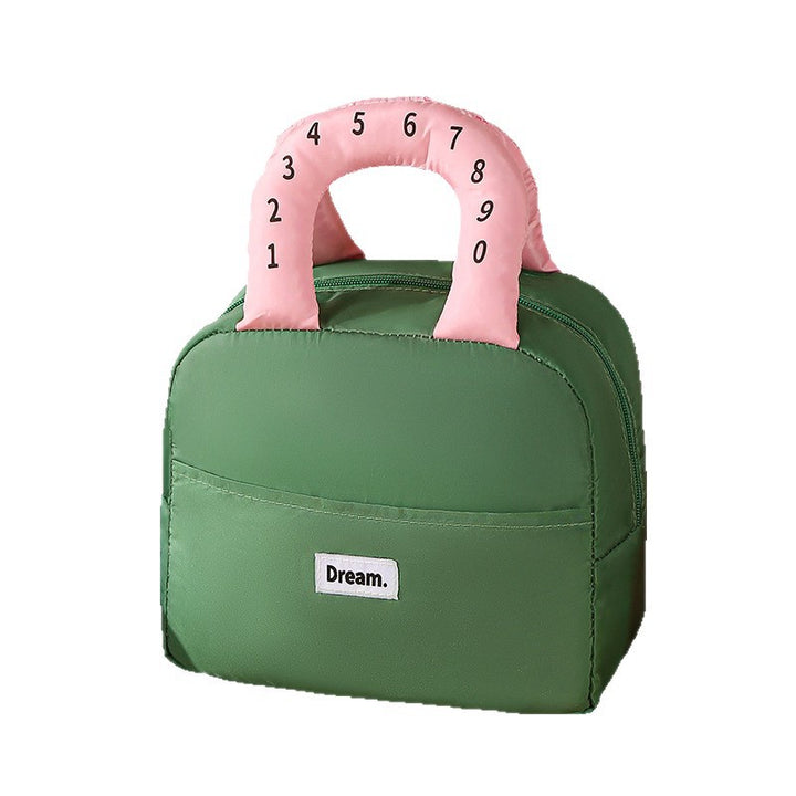 Insulated Lunch Bag With Colorful Handles Skanto