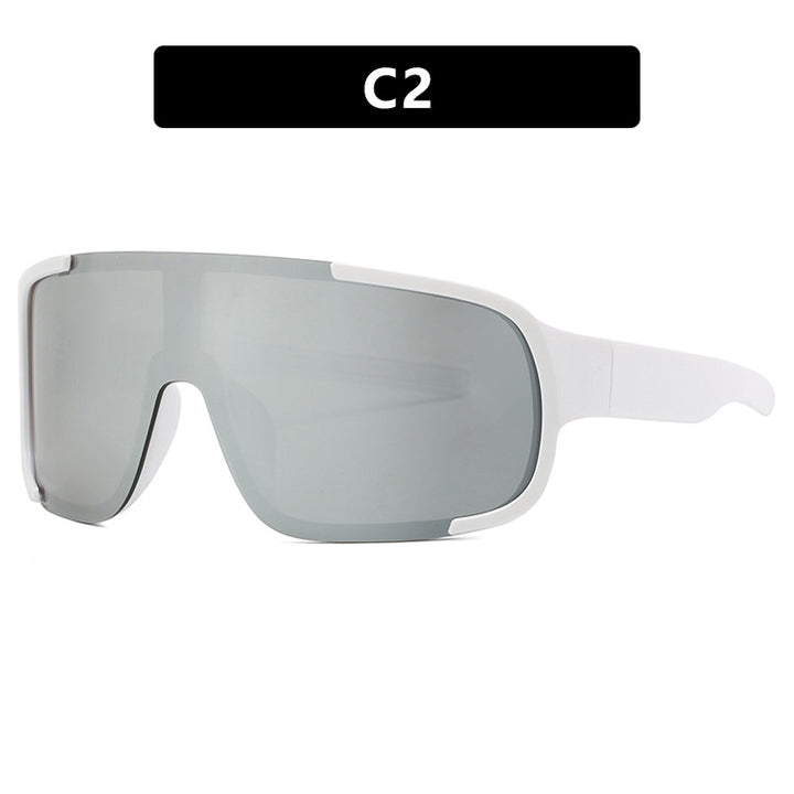 Women's sporty UV-protective sunglasses with a wide, aerodynamic shape Skanto