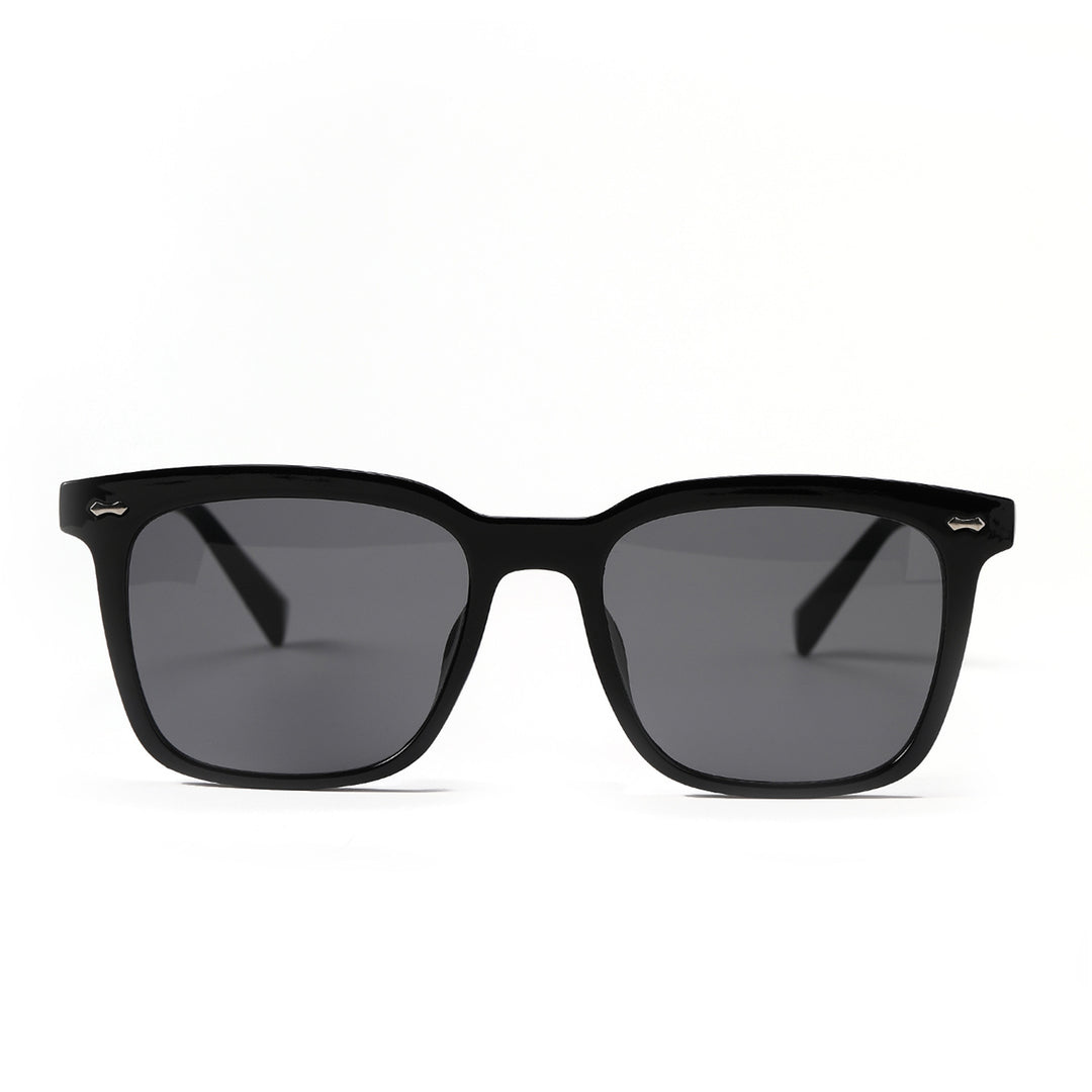 Dame quadratisk solbrille med elegant skilpadde-ramme Skanto