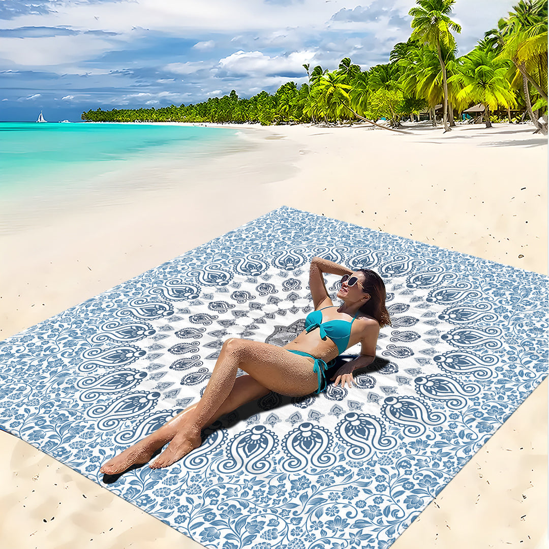 Mandala Design Strandmat Skanto