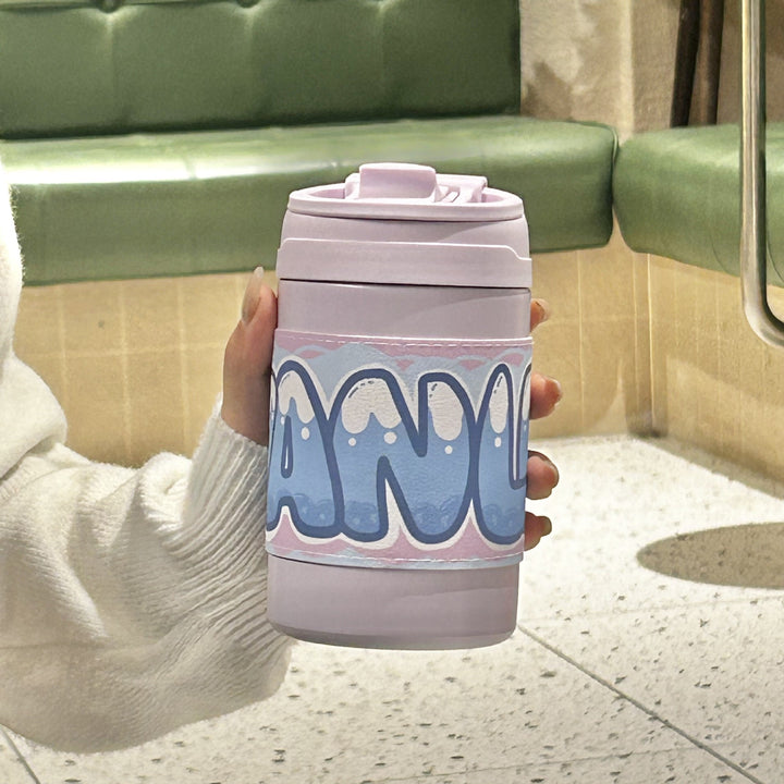 Damen Isolierflasche mit sicherem Klappverschluss und charmantem Tiermotiv Skanto