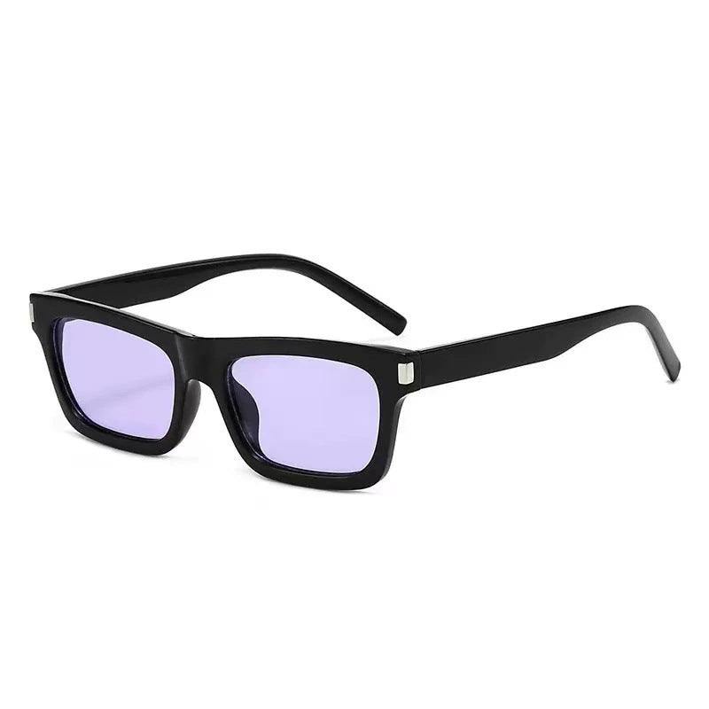 Herre moderne rektangulære ramme solbriller Skanto