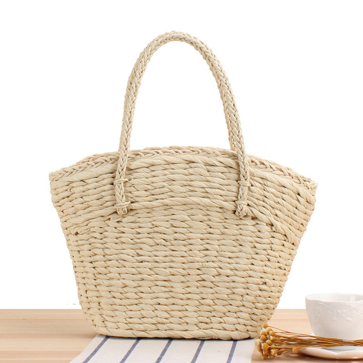 Hand-knotted shopping bags of natural weave Skanto