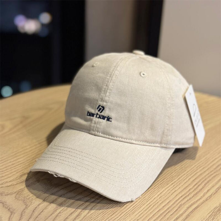 Men's Distressed Cotton Twill Baseball Cap Skanto