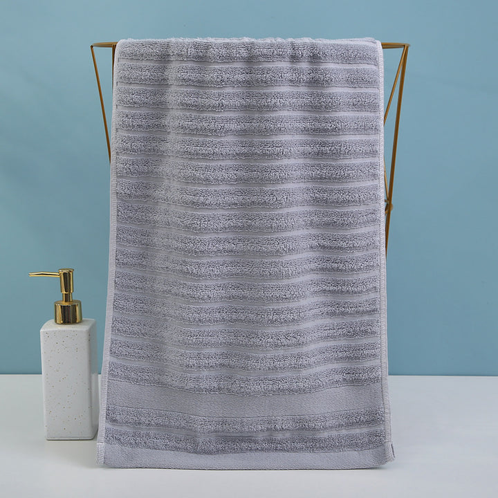 Høykvalitets frottéhåndkle med elegant stripemønster Skanto