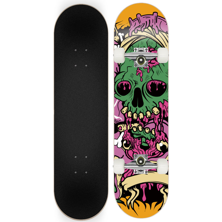 Skateboard med Galaxy Design Skanto