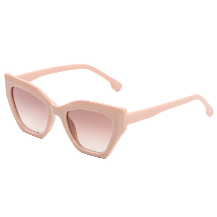 Dame Cat-Eye solbriller med originalt mønster Skanto