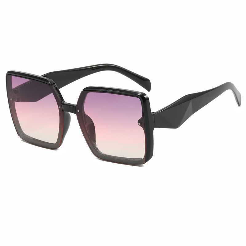 Dame overdimensjonert kvadratisk solbrille Skanto