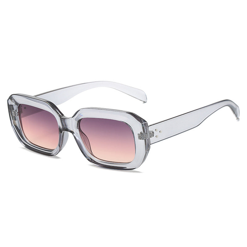Dame oversized firkantet solbrille med trendy design Skanto