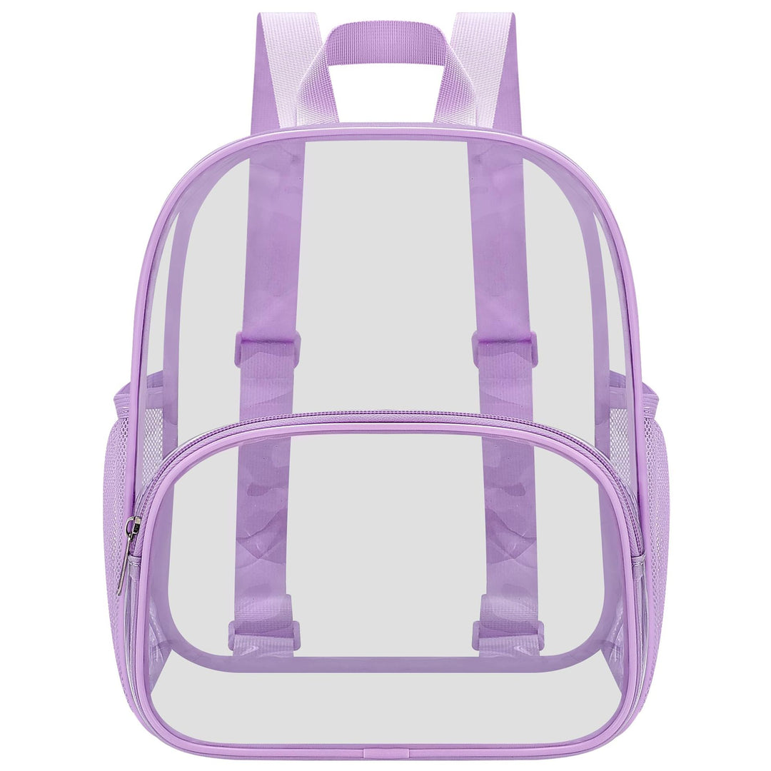 Unisex transparent hverdagsryggsekk med forsterket bunn og pustende stropper Skanto