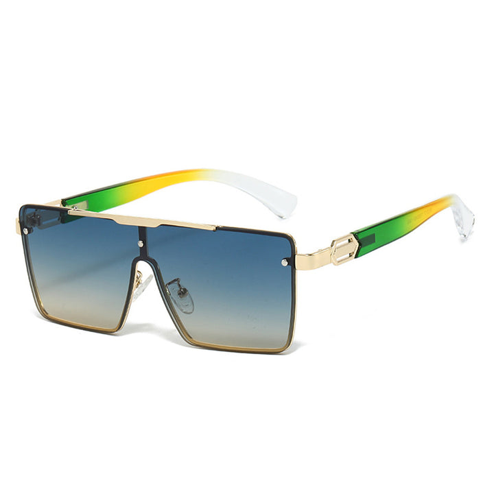 Dame Modisk Oversized Solbrille i eksklusiv Skilpaddedesign Skanto