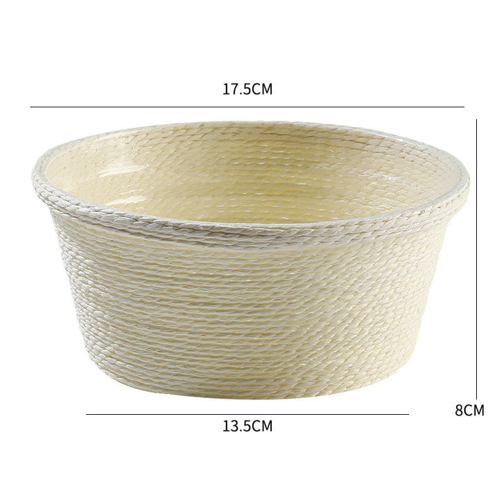 Dekorativ Woven Plantekrukke Skanto