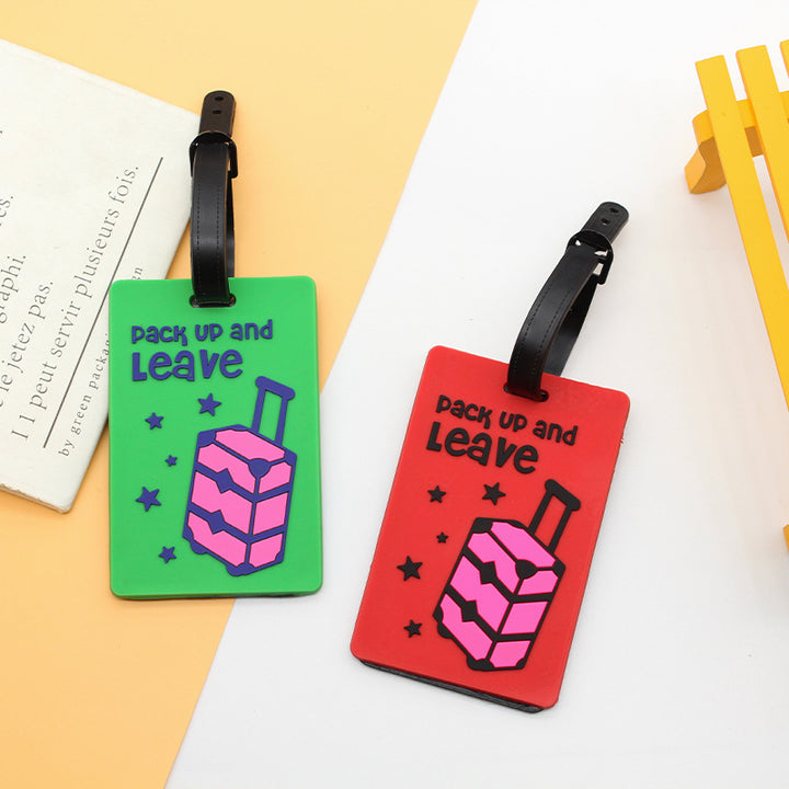 Unisex kreativ koffertag i bussdesign Skanto