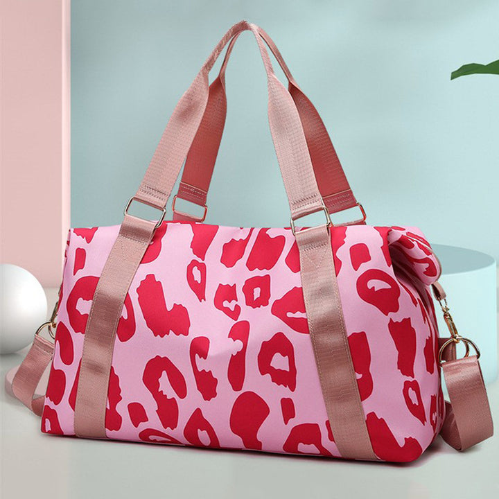 Sporty tote bag with elegant leopard pattern Skanto