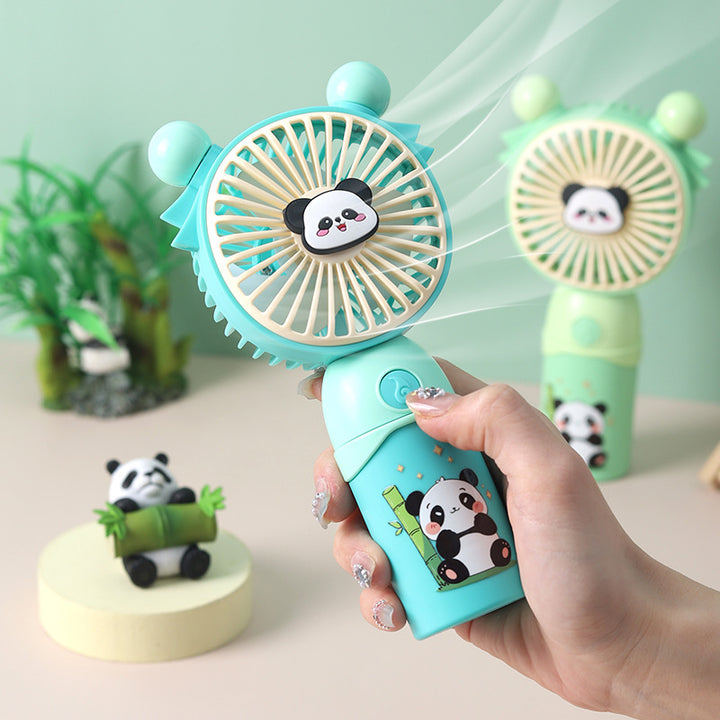 Dame bærbar Mini-vifte med søtt panda-design Skanto