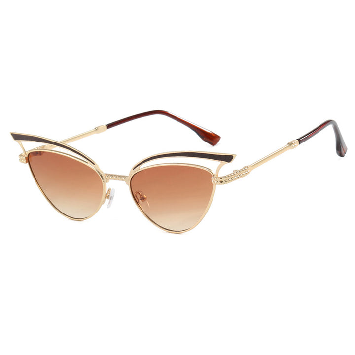 Women's Cat-Eye Glasses with Filigree Design Element Skanto