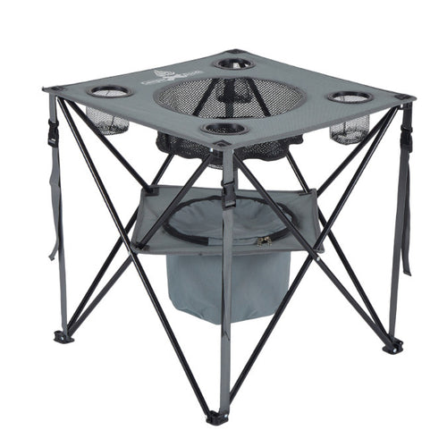 Folding Table with Drink Holders Skanto