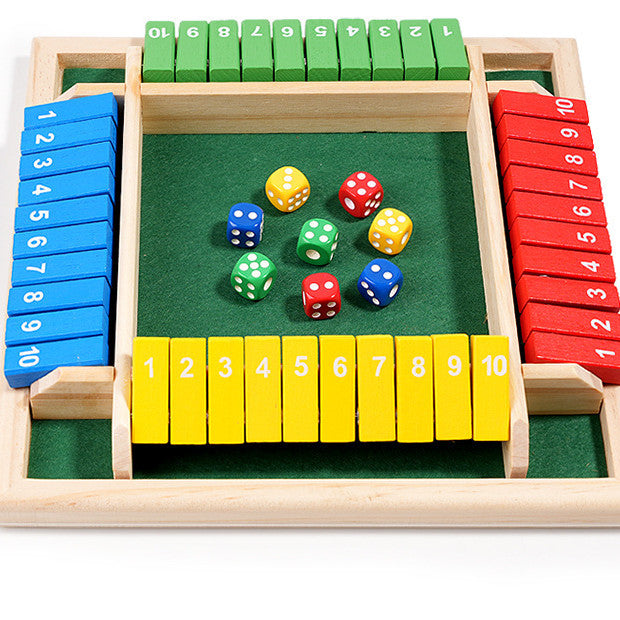 Skanto | Shut The Box Spill - Morsomt Bordmatspill for Voksne & Barn