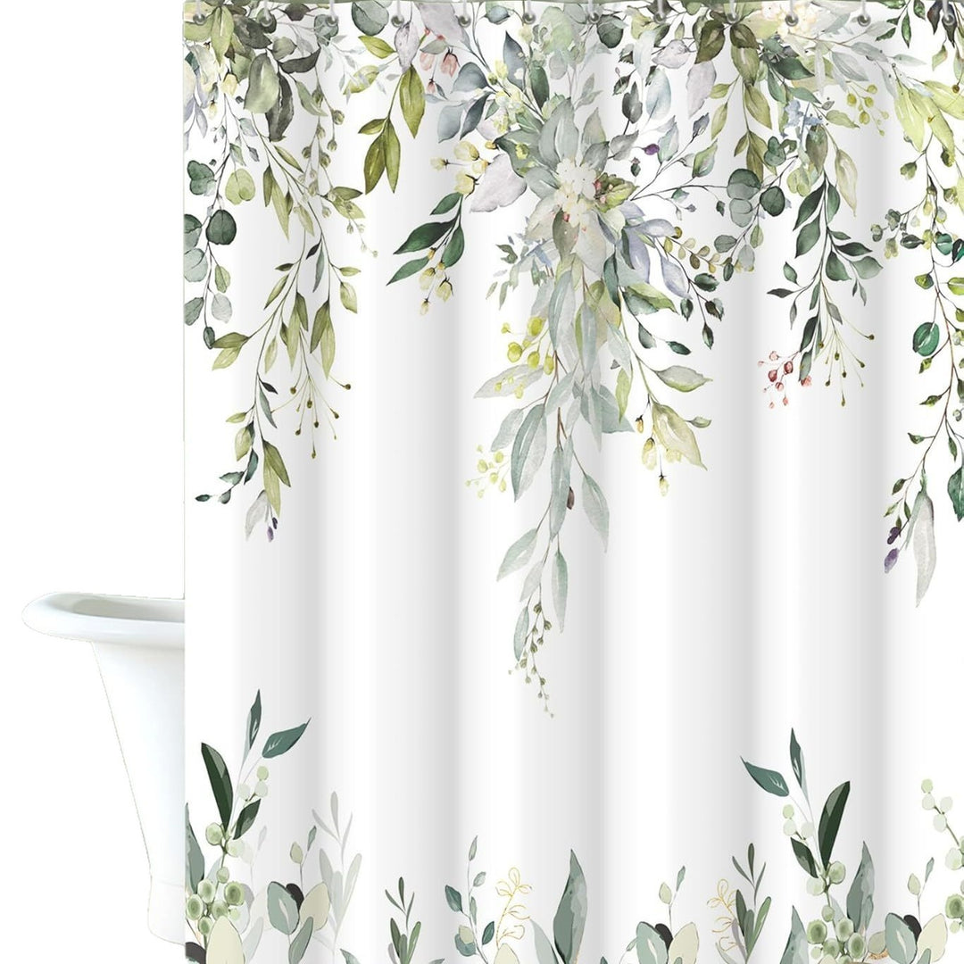 Blomstertrykk dusjkappe Skanto