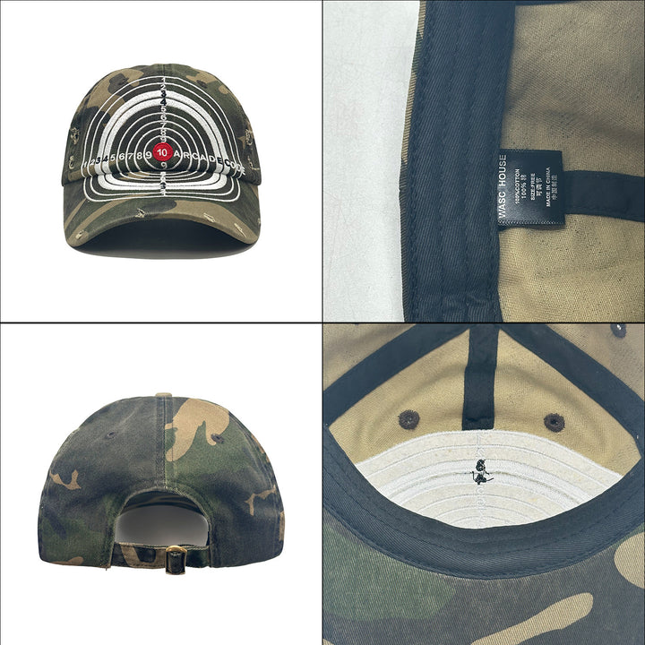 Dame Camouflage Caps med brodert design Skanto