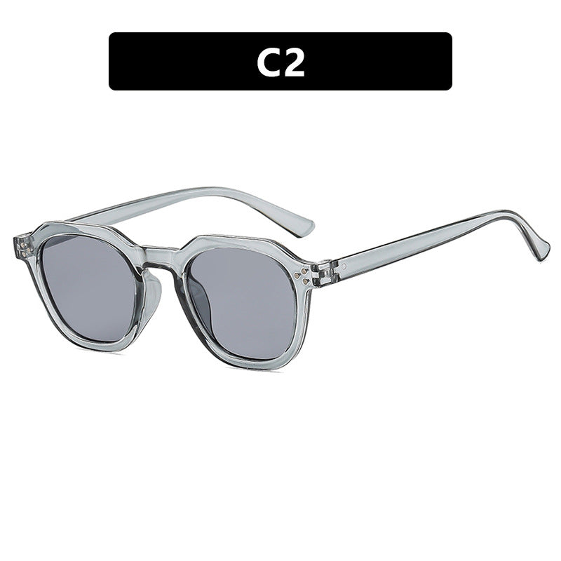 Women's fashionable sunglasses in trendy hexagonal design Skanto