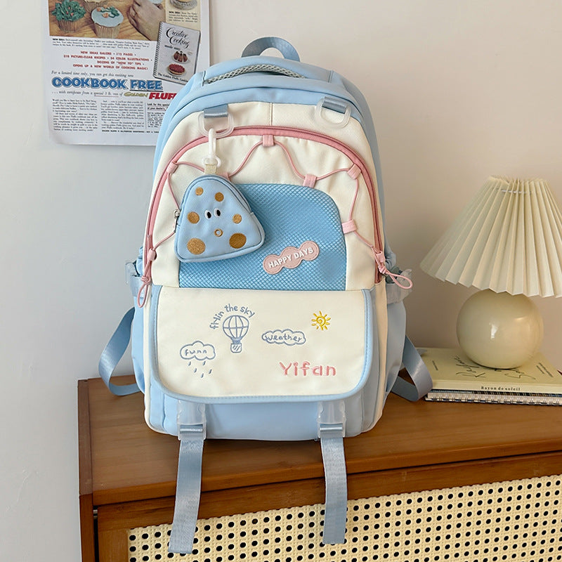 K Casual Multi-Pocket Skole Rygsekk