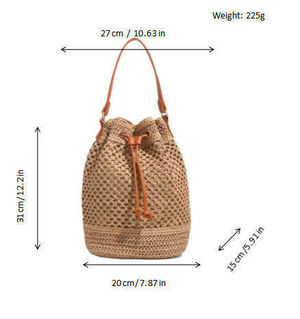 Lett Makramee Tote Bag Skanto