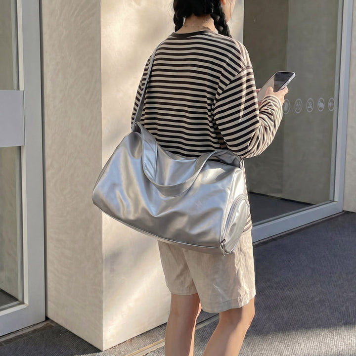 Stilfull sport duffel bag med allsidig innredning Skanto
