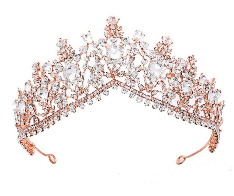 Damer Glamourøs Tiara med Strass- og Krystallpynt Skanto