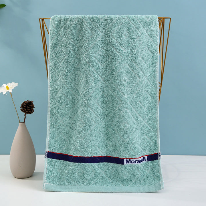Høykvalitets mikrofiber badehåndkle med strukturert design Skanto
