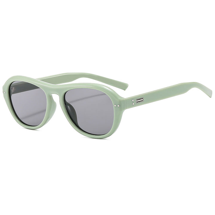 Women's fashionable glasses with stylish elongated frame and high-quality plastic Skanto