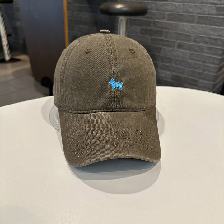 Herre Casual Brodert Bomullcaps Skanto