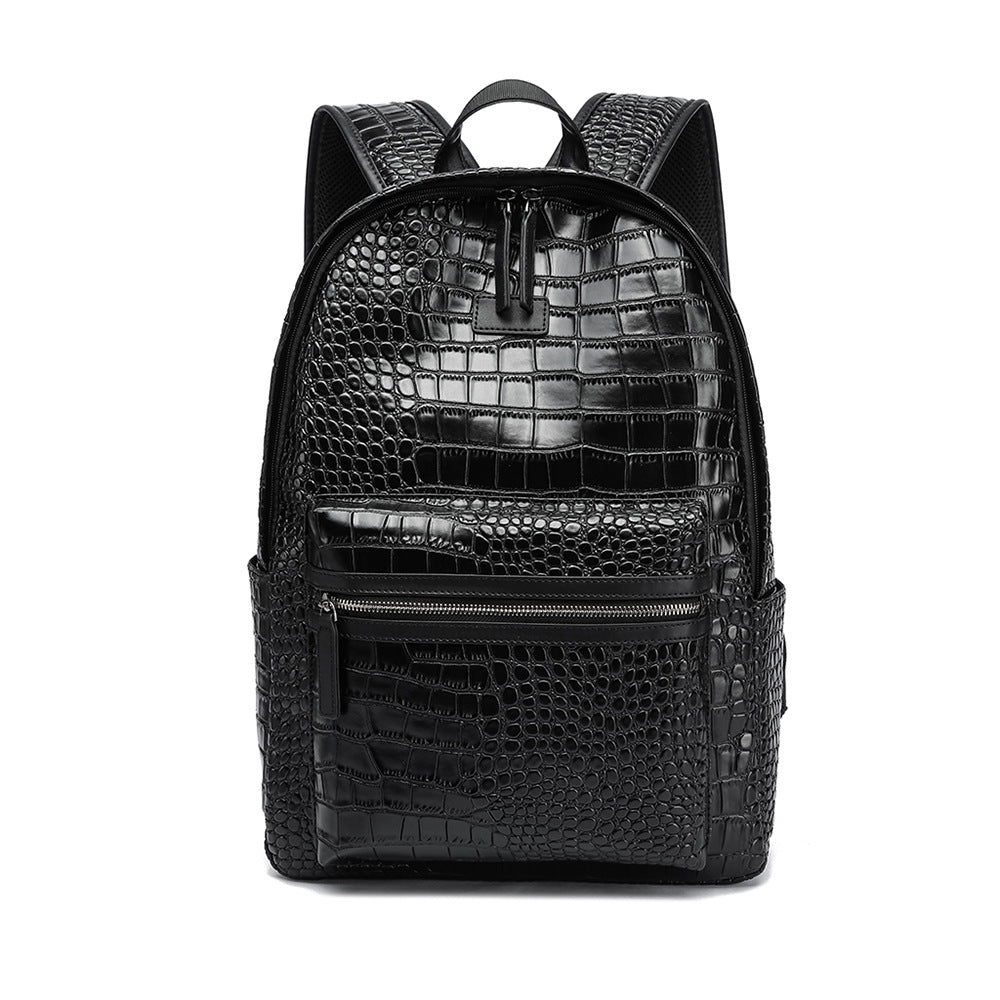 Elegante ryggsekk i krokodilleutseende Skanto