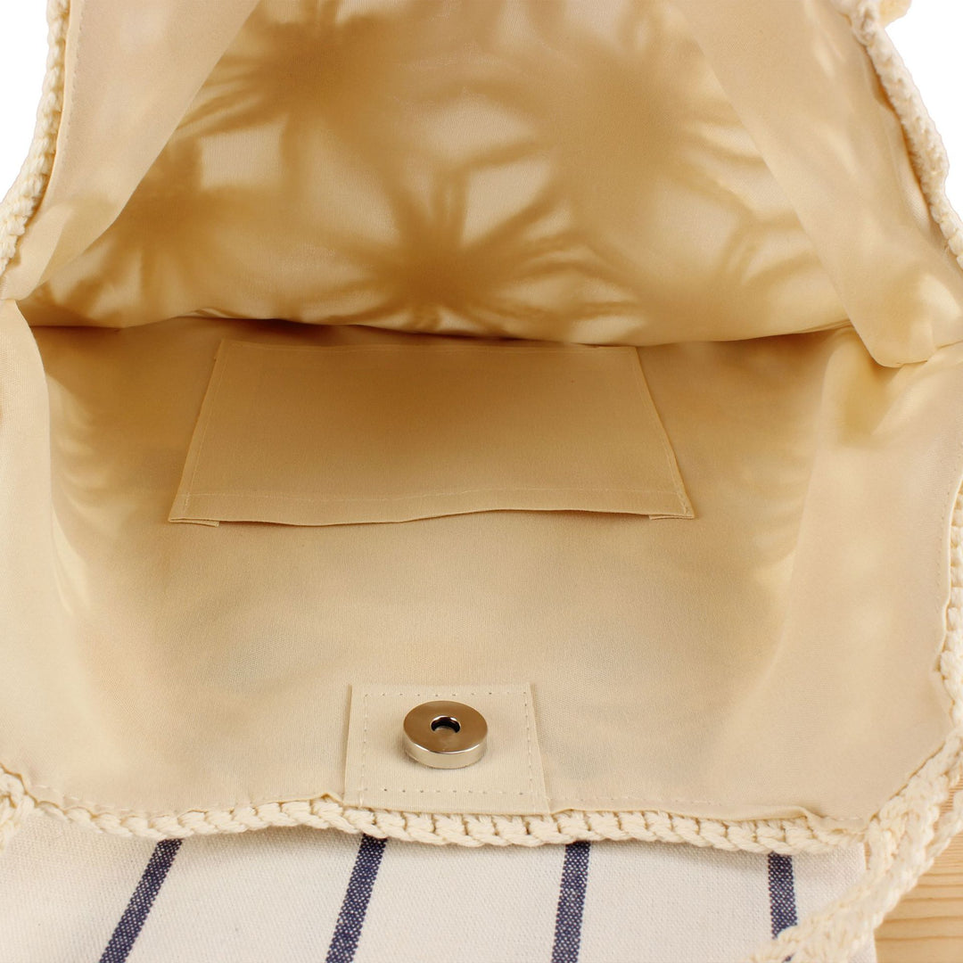 Handbag with creative floral design Skanto