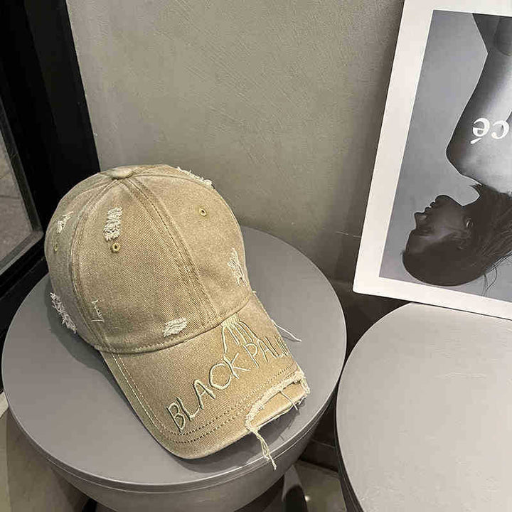 Kvinne Slitt Denim Baseball Caps Skanto 1784188369