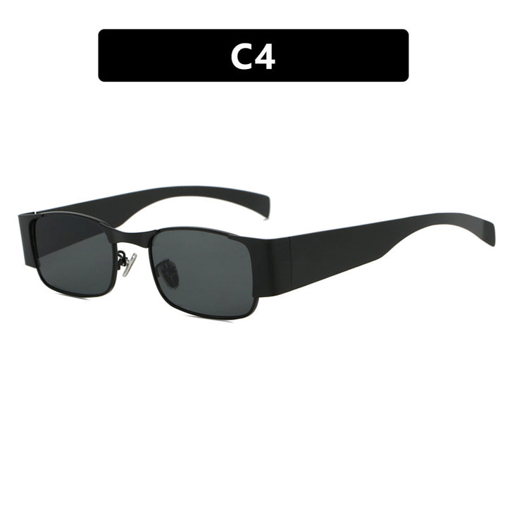 Women's fashionable rectangular sunglasses with elegant lenses Skanto