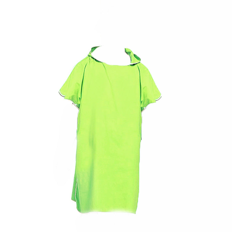Badeponcho med praktiske lommer og hurtigttørkende materiale Skanto